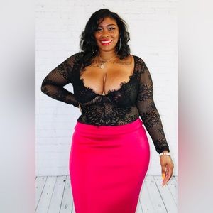 Black Lace Bodysuit
